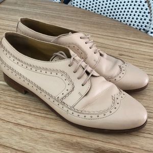 Sezane Blush Oxfords 41